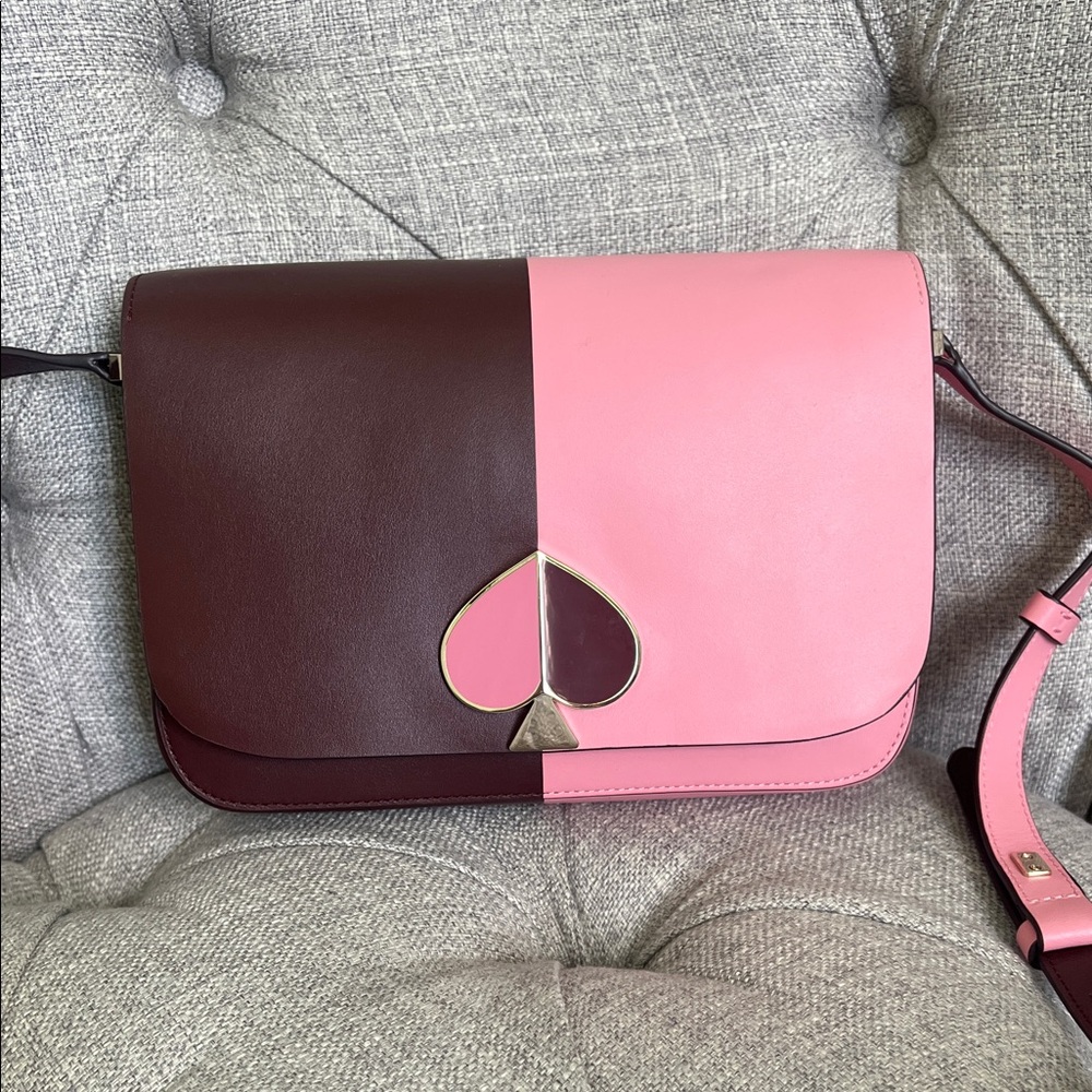 Kate Spade Pink and Brown Women's Bag NWOT